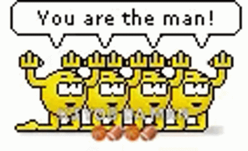 Emoji Praising You Are The Man Kudos GIF