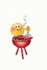 Emoji Sausage Cookout Animation GIF