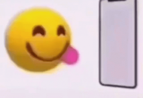 Emoji Shocked On Cellphone Meme GIF