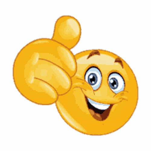Emoji Thumbs Up Like GIF
