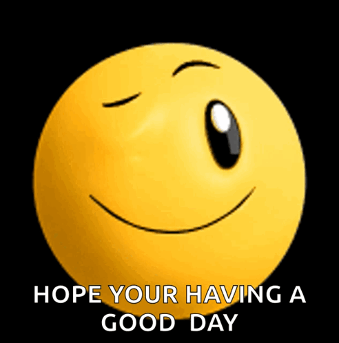 Emoji Winking Having A Good Day GIF