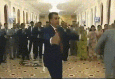 Emomali Rahmon Tajikistan Tajik Dance Farsi Gif GIF