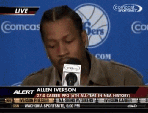 Emotional Allen Iverson GIF