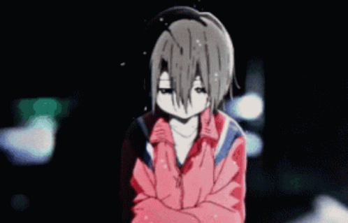 Emotional Anime Walking Left Out GIF