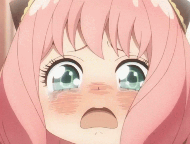 Emotional Anya Forger Tearing Up GIF