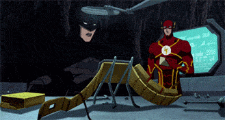 Emotional Batman Justice League GIF