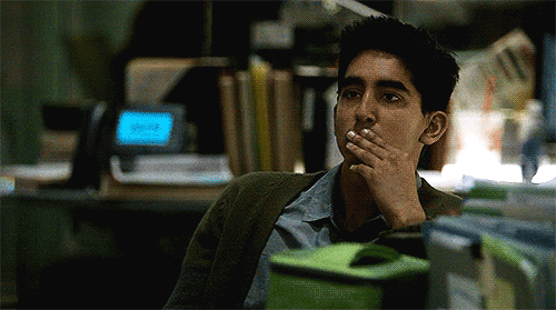 Emotional Dev Patel GIF