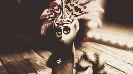 Emotional Lemur King Julien GIF