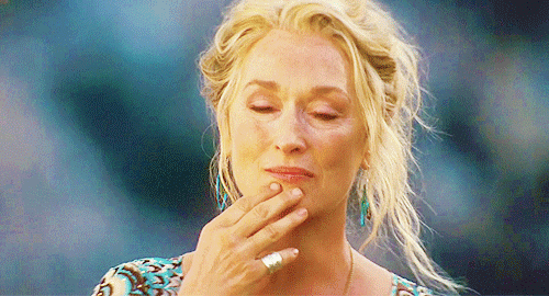 Emotional Meryl Streep Mama Mia Movie GIF