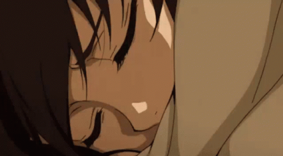 Emotional While Sleeping Anime Cry GIF