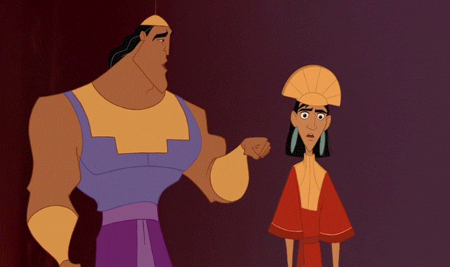 Emperor's New Groove Kronk And Kuzco No Touchy GIF