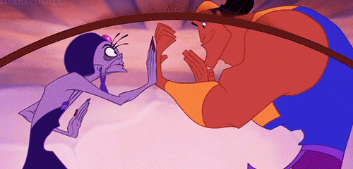 Emperor's New Groove Kronk And Yzma Jumping GIF