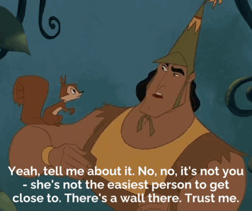 Emperor's New Groove Kronk Talking To A Squirrel GIF