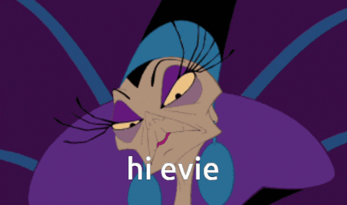 Emperor's New Groove Yzma Hi Evie GIF