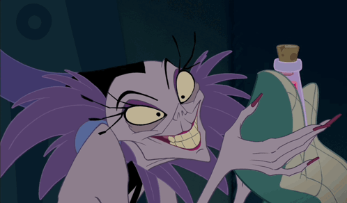 Emperor's New Groove Yzma Holding A Potion GIF
