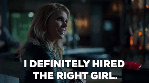 Employee Appreciation Day Definitely Hired Right Girl GIF