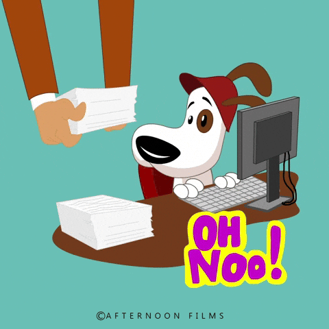 Employee Appreciation Day Oh No Dog Paper Works GIF