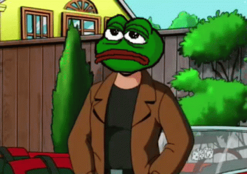Empty Pockets Rare Pepe GIF