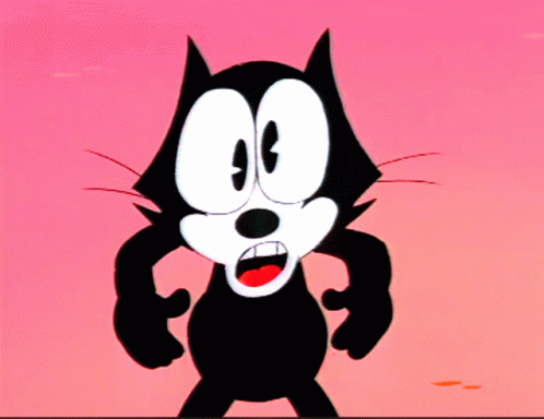 Empty Pockets Felix Cat GIF