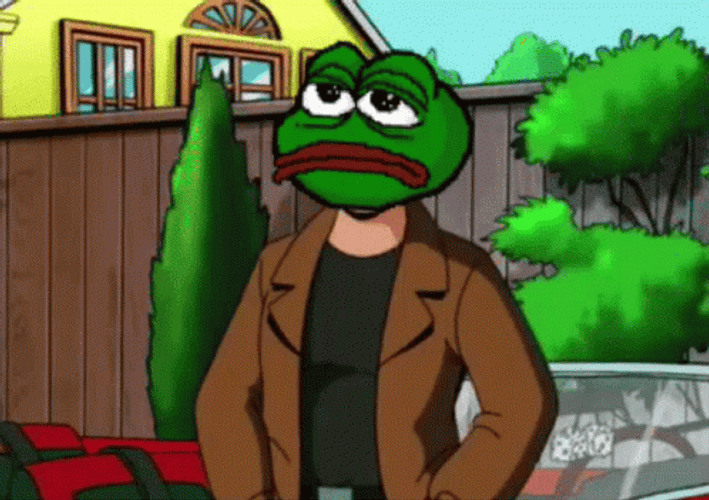 Empty Pockets Rare Pepe GIF