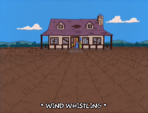 Empty Tumbleweed Animated GIF