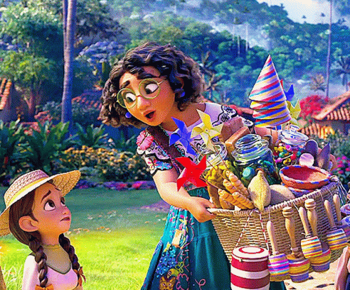 Encanto Mirabel Carrying Basket GIF