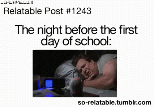 End Of School Classroom Scene GIF