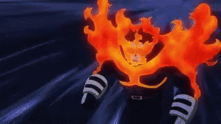 Endeavor Throwing Prominence Ball Attack GIF