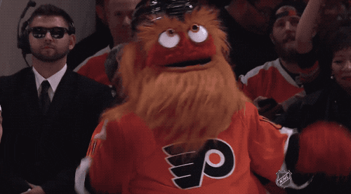 Energetic Gritty Support His Team GIF