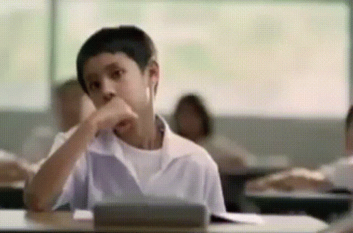 Energetic Kid Hand Up Present GIF