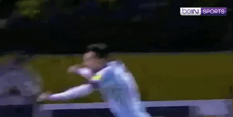 Energetic Messi Excited Run GIF