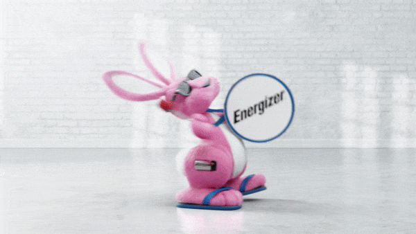 Energizer Bunny Keep Going Never Stop GIF