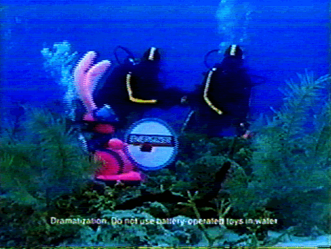 Energizer Bunny Under Sea 90s GIF