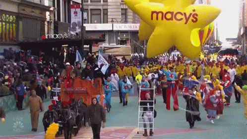 Engaging Big Apple Circus Macy's Thanksgiving GIF