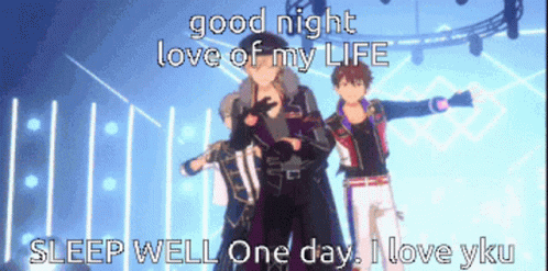 English Ensemble Stars Kaoru Hakaze Good Night Love GIF