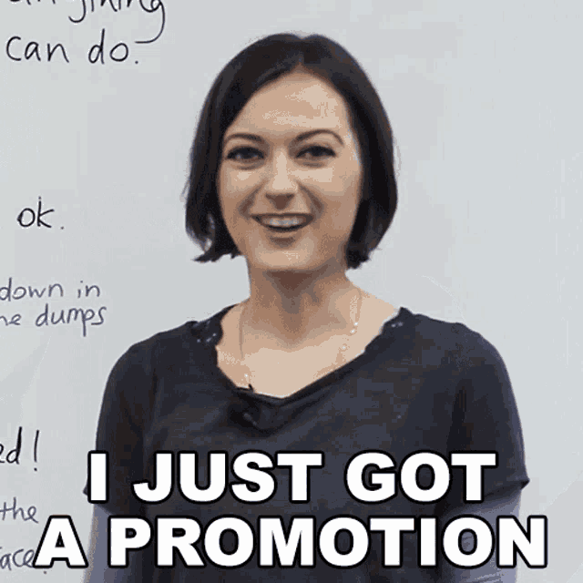English Teacher Jade Joddle Got Promotion GIF