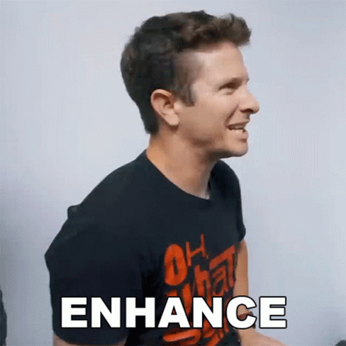 White Guy Enhance GIF