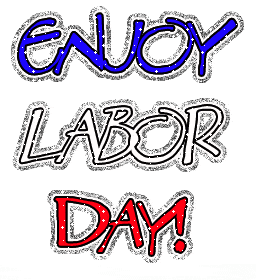 Enjoy Labor Day Glitters GIF