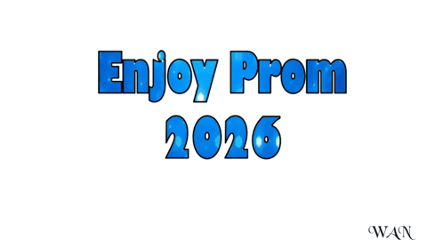 Enjoy Prom 2026 Sign With Blue Balloons GIF