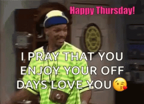 Enjoy Your Off Days Love You