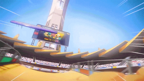Enjoying Frisbee With Windjammers Player GIF