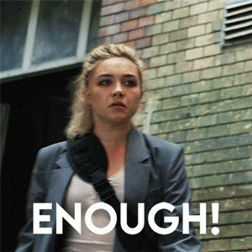 Enough I Quit Lady GIF