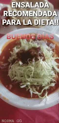 Ensalada Recomendada Para La Dieta Buenos Dias