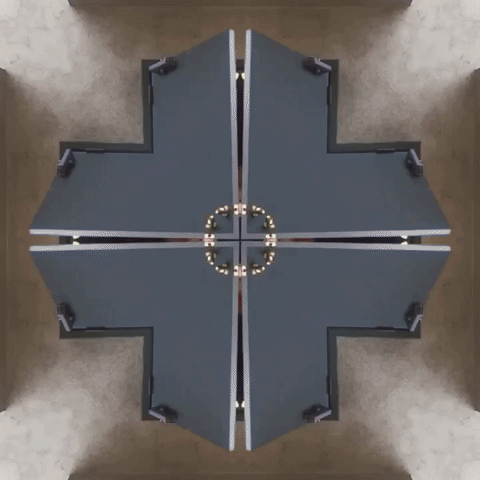 Entering And Exiting Door Kaleidoscope GIF