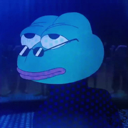 Entertaining Frog Dancing Disco GIF