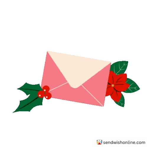 Envelope with Christmas Card