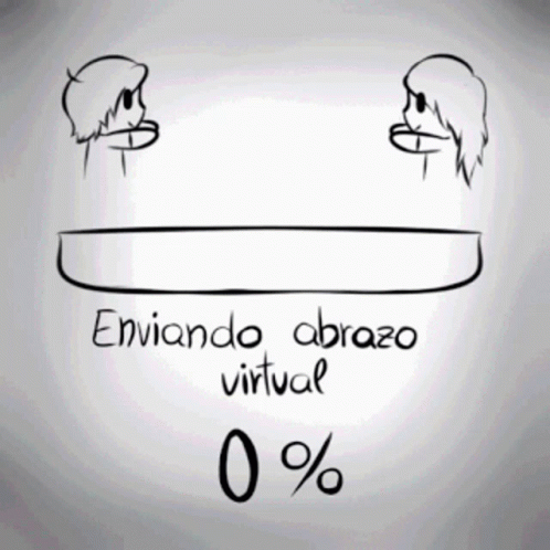 Enviando Abrazo Virtual Two People