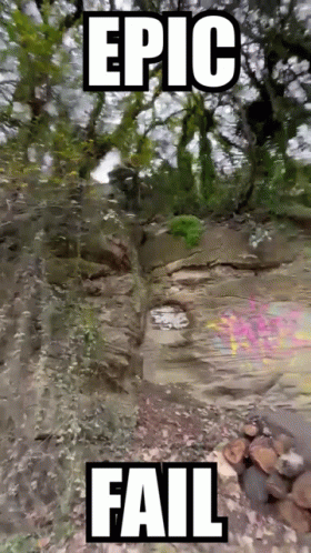 Epic Fail Bicycle Landing GIF