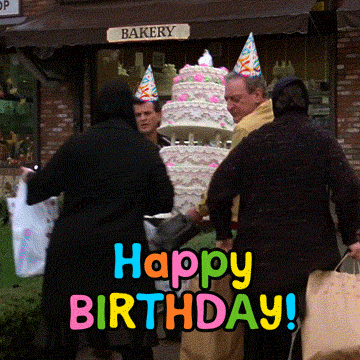 Epic Handling Of Cake Happy Birthday GIF