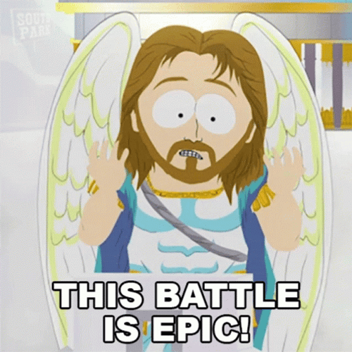 Epic Knowing Is Half The Battle GIF